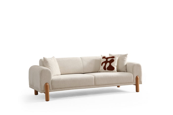 Atelier Del Sofa Lyke 3 Seater - Crema